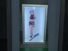 50 ιντσών διαφανής LCD βιτρίνα Windows Android σύστημα LCD κουτί οθόνης