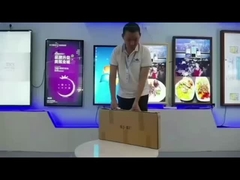 Διπλή οθόνη διαφήμισης ανελκυστήρα οθόνη LCD cNetwork 18,5 και 10,1 ίντσες