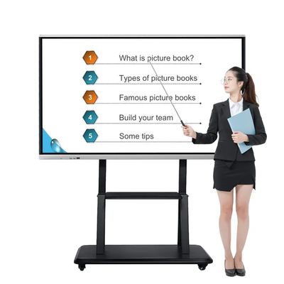 100 ιντσών 4K UHD Διαδραστικό Whiteboard με 20 σημεία Multi-Touch Smart Board για την τάξη
