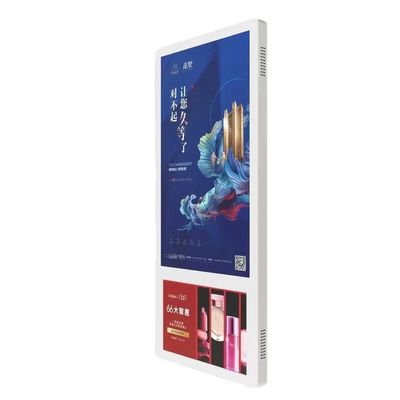 Οθόνη διαφήμισης ανελκυστήρα Android LCD 18,5 ιντσών υψηλής φωτεινότητας Ψηφιακή σήμανση