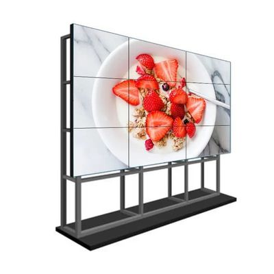 55 ιντσών οθόνη LCD με διαιρεμένη οθόνη οθόνη 4K ανάλυση Splicing τοίχος βίντεο