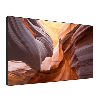 Εμπορικό LCD TV τοίχος 46 ιντσών 1,8 mm πάτωμα στέκεται διαφήμιση τοίχος splicing