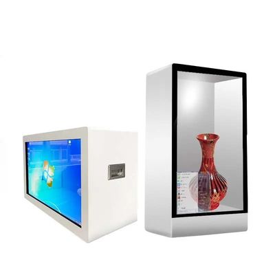 55 ιντσών διαφανής LCD βιτρίνα οθόνη αφής LCD ντουλάπα 1920x1080
