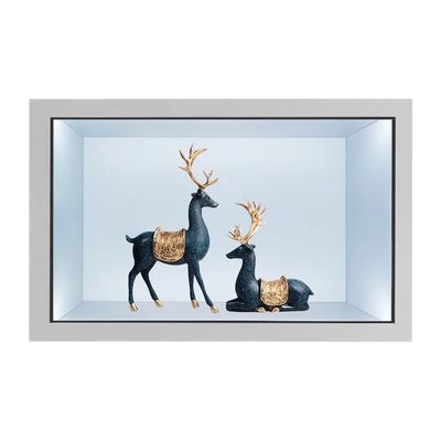 21.5 ίντσες Διαφανής LCD βιτρίνα με χωρητική οθόνη αφής και 2000nits φωτεινότητα ψηφιακή οθόνη ντουλάπι