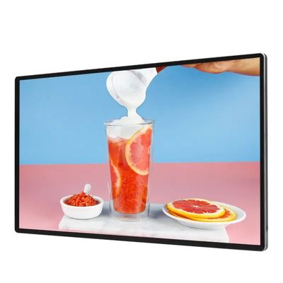 Οθόνη Διαφήμισης LCD 98 ιντσών Επιτοίχιας Στήριξης με Ανάλυση 1920 x 1080 και Προστασία IP55 IP65