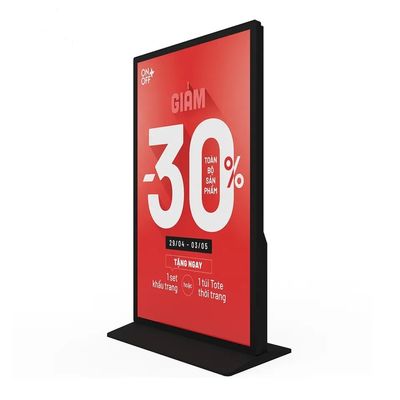 Ψηφιακή ανεξάρτητη διαφημιστική οθόνη 4K LCD 100 ιντσών οθόνη αφής