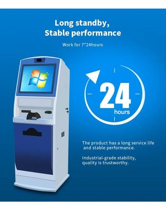 19 ιντσών οθόνη αφής Kiosk με επεξεργαστή Intel Core i3/i5/i7 και ανάλυση 1920*1080 για τερματικό αυτοεξυπηρέτησης