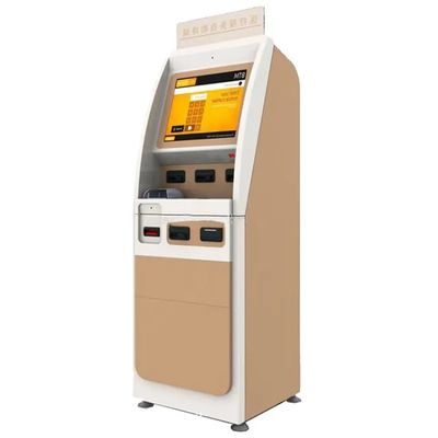 OEM 22 ιντσών πολυλειτουργική οθόνη αφής αυτόματης εξυπηρέτησης με αναγνώστη καρτών ταυτότητας και εκτυπωτή αποδείξεων
