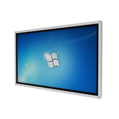 Εικονική οθόνη αφής Windows 55 ιντσών Ψηφιακό περίπτερο υπέρυθρο όλα σε ένα υπολογιστή