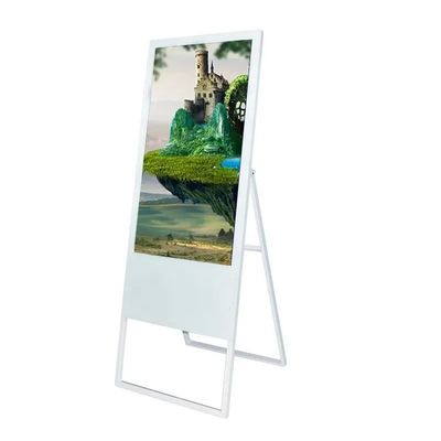 Οθόνη Διαφήμισης LCD 43 ιντσών Φορητή Δαπέδου με Ανάλυση 1920 x 1080 για Εκθέσεις και Καταστήματα