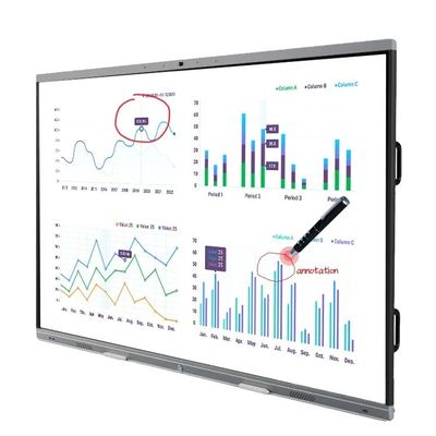 Πολυμέσα LCD ψηφιακή διαδραστική οθόνη whiteboard 85 ιντσών για αίθουσα συνεδριάσεων