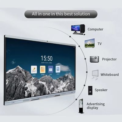 Πολυμέσα LCD ψηφιακή διαδραστική οθόνη whiteboard 85 ιντσών για αίθουσα συνεδριάσεων