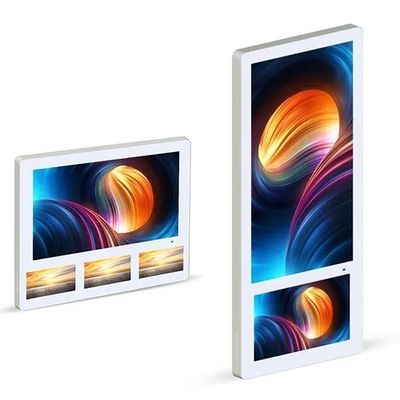 32 ιντσών διαφημιστική οθόνη ανελκυστήρα 4G Android πολυοθόνη διαφήμιση βίντεο