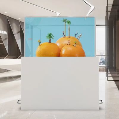 Επιφάνεια γραφείου 55 ιντσών OLED Διαφανής οθόνη αυτόματη ανόδου και μείωσης οθόνης
