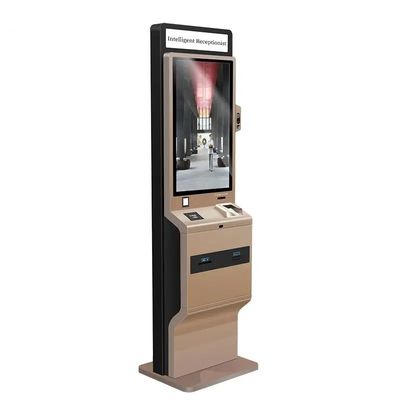 Ανεξάρτητη οθόνη αφής αυτοεξυπηρέτησης 90W με θερμικό εκτυπωτή LED Light Box