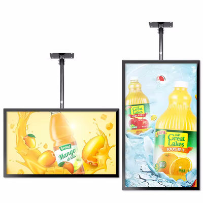 43 ιντσών LCD διαφημιστική οθόνη με γωνία θέασης 178° 3000:1 αναλογία αντίθεσης και κατανάλωση ενέργειας 125W