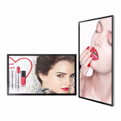 43 ιντσών LCD διαφημιστική οθόνη με γωνία θέασης 178° 3000:1 αναλογία αντίθεσης και κατανάλωση ενέργειας 125W