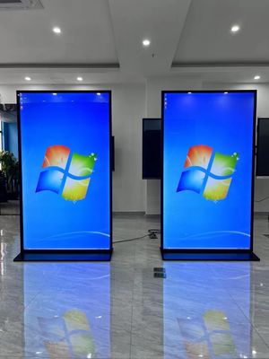 Οθόνη Διαφήμισης LCD 75 ιντσών με Γωνία Θέασης 178° Φωτεινότητα 450cd/m2 και Λόγο Αντίθεσης 3000:1 για Εμπορική Ψηφιακή Σήμανση