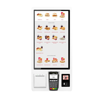 21.5 ιντσών σύστημα POS αυτοεξυπηρέτησης με πληρωμή με πιστωτική/χρεωστική κάρτα και σαρωτή γραμμικών κωδικών