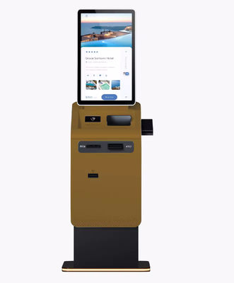 27 ιντσών οθόνη αφής σύστημα POS αυτοεξυπηρέτησης με ενσωματωμένες επιλογές πληρωμής και προσαρμόσιμο χρώμα