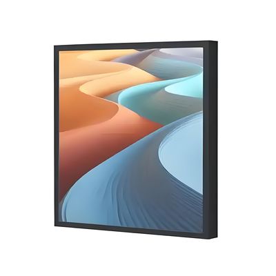 33Δείκτης διαφήμισης με μέταλλο LCD.2 ιντσών με αναλογία οθόνης 1: 1 για ψηφιακή σήμανση