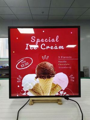 33.2 ιντσών LCD διαφημιστική οθόνη Μεταλλική κατασκευή για τετραγωνική οθόνη αναλογία 1:1