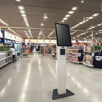 32 ιντσών οθόνη LCD αυτόματης παραγγελιοληψίας με εκτυπωτή αποδείξεων και προσαρμογή μενού για εστιατόρια