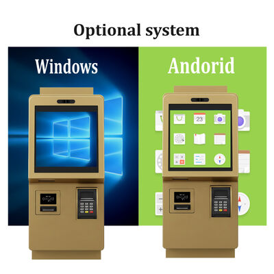 24 Inch Capacitive Touch Screen Self Ordering Kiosk with 1920X1080 Resolution and Wall Mounted Design for Indoor Food Ordering