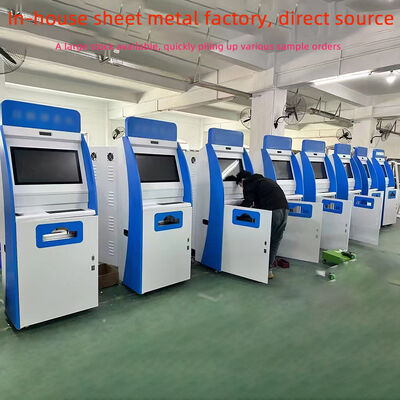 Self Checkout Kiosk with Capacitive Touch 10 Point Screen Cash Acceptor and Card Dispenser TFT LCD Display