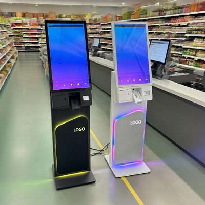 27/32 ίντσες Φώτος Στεκό Touch Screen Κίος αυτοεξυπηρέτησης με ανάλυση 1920X1080 για αυτοπαραγγελία και διαδραστική χρήση
