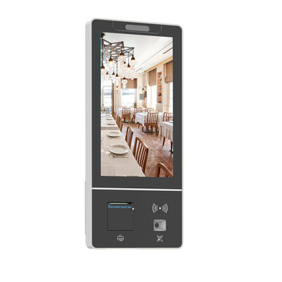 Self Service Kiosk with 1920x1080 Resolution Intel Core I5 and Wall Mount for Efficient Ordering System