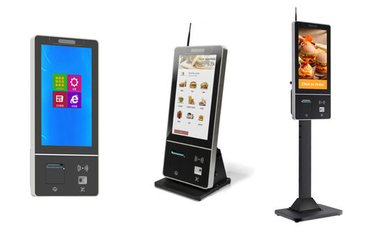 Self Service Kiosk with 1920x1080 Resolution Intel Core I5 and Wall Mount for Efficient Ordering System