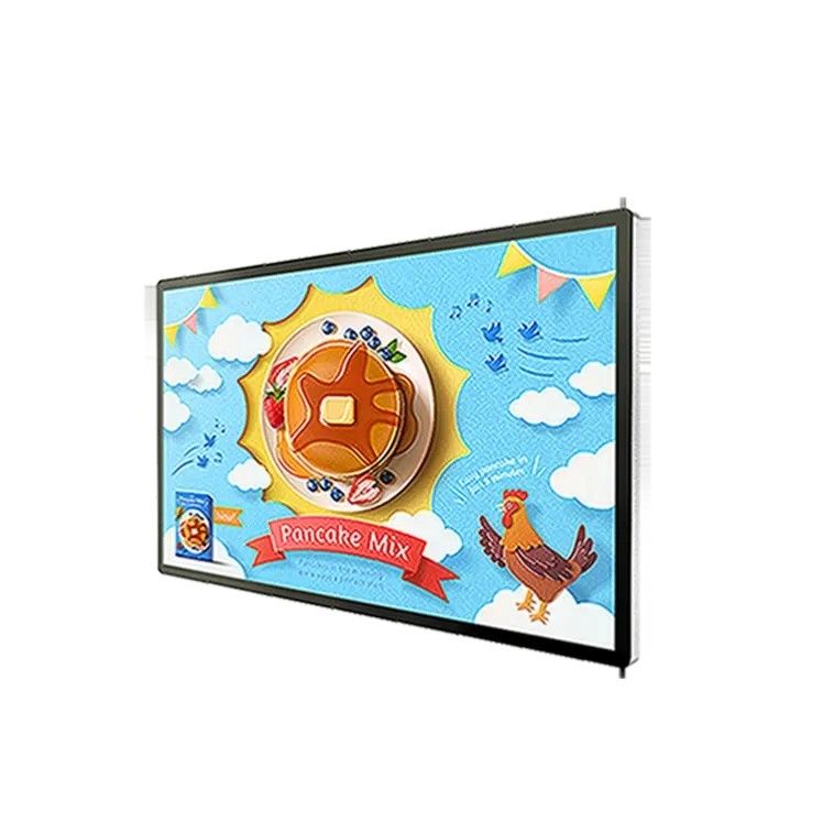 Επαφή διαφήμισης LCD υψηλής φωτεινότητας 125W με αντίθεση 3000:1 για ψηφιακή σήμανση