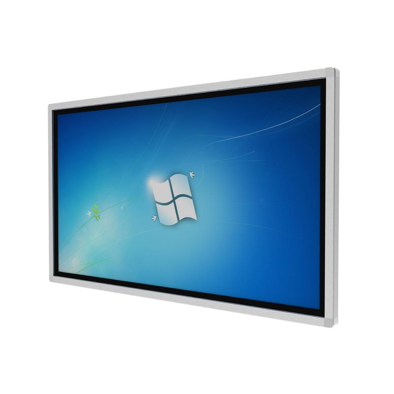 Εικονική οθόνη αφής Windows 55 ιντσών Ψηφιακό περίπτερο υπέρυθρο όλα σε ένα υπολογιστή