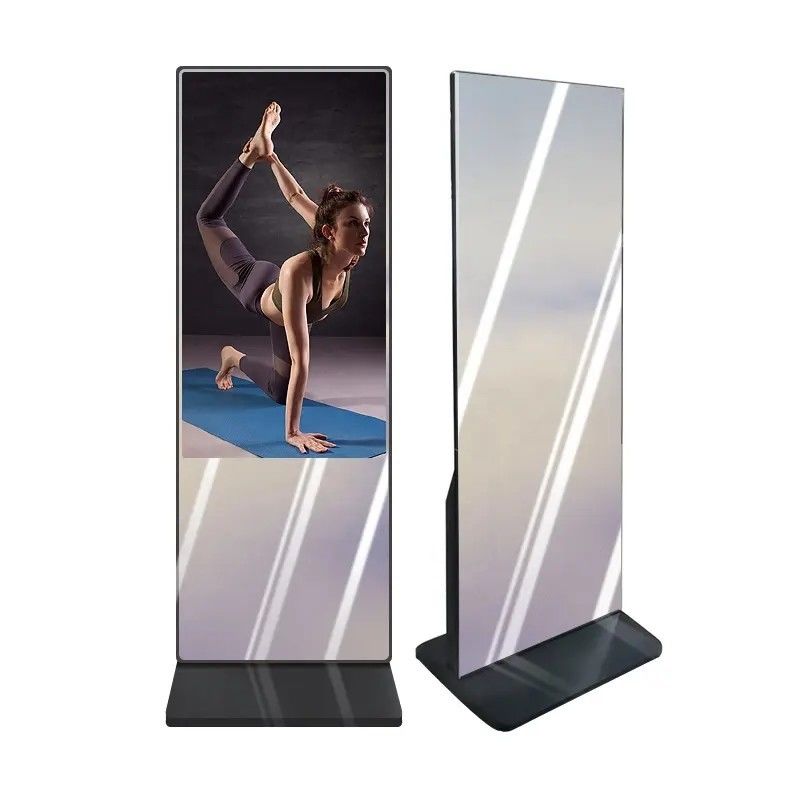 Εσωτερικό γυμναστήριο Smart Magic Mirror Touch Screen 43 ιντσών Ψηφιακή οθόνη Android