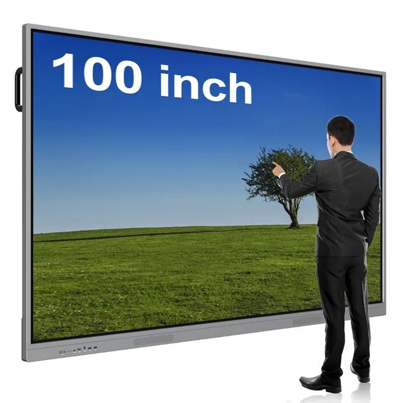 100 ιντσών Full HD Πολλαπλής αφής Ψηφιακό Διαδραστικό Λευκό Πίνακα Smart Flat Panel Οθόνη αφής