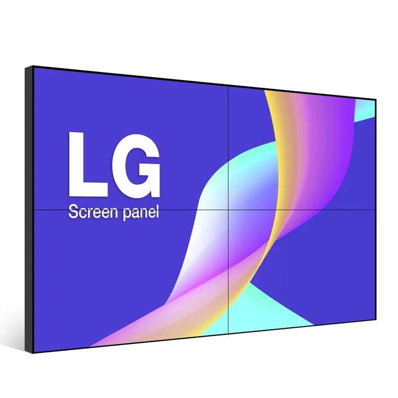 75 ιντσών LCD Splicing Wall Video Wall με υψηλή φωτεινότητα και ευρεία γωνία προβολής για ψηφιακή σήμανση